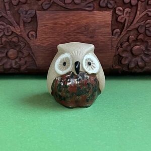 Vintage Ceramic Owl Figurine
